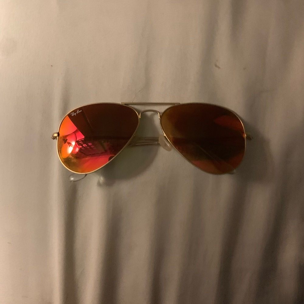 Gold Rimmed Aviator Ray-Bans